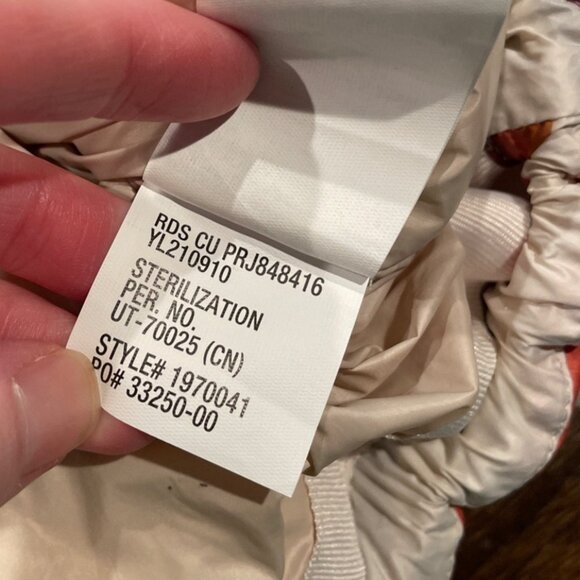 NWT Prana Women's Sz XL Hellebore Jacket Rose Hips Down Puffer Coat Hooded Geo - Picture 12 of 12